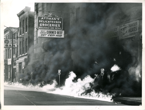 Kerosene Fire Burns Lombard Street
