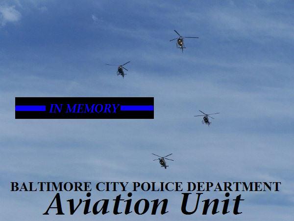 BPD Aviation missing man formation