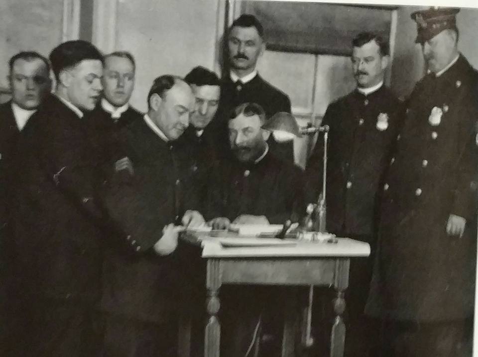 patrolmen Zimmerman Lentz Forrest and Bradbury
