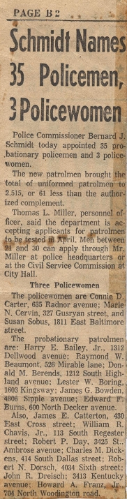 Sgt George T Owens New Cops1 1962