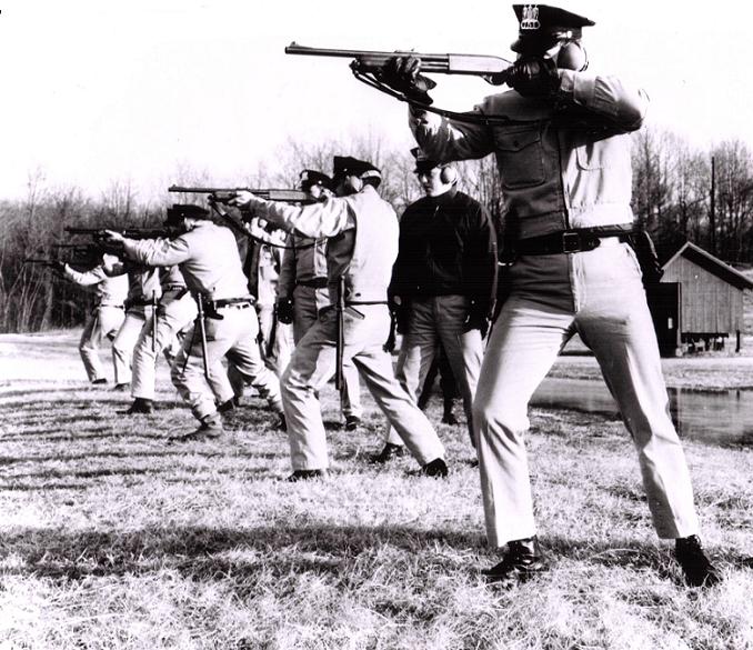 police trainees range