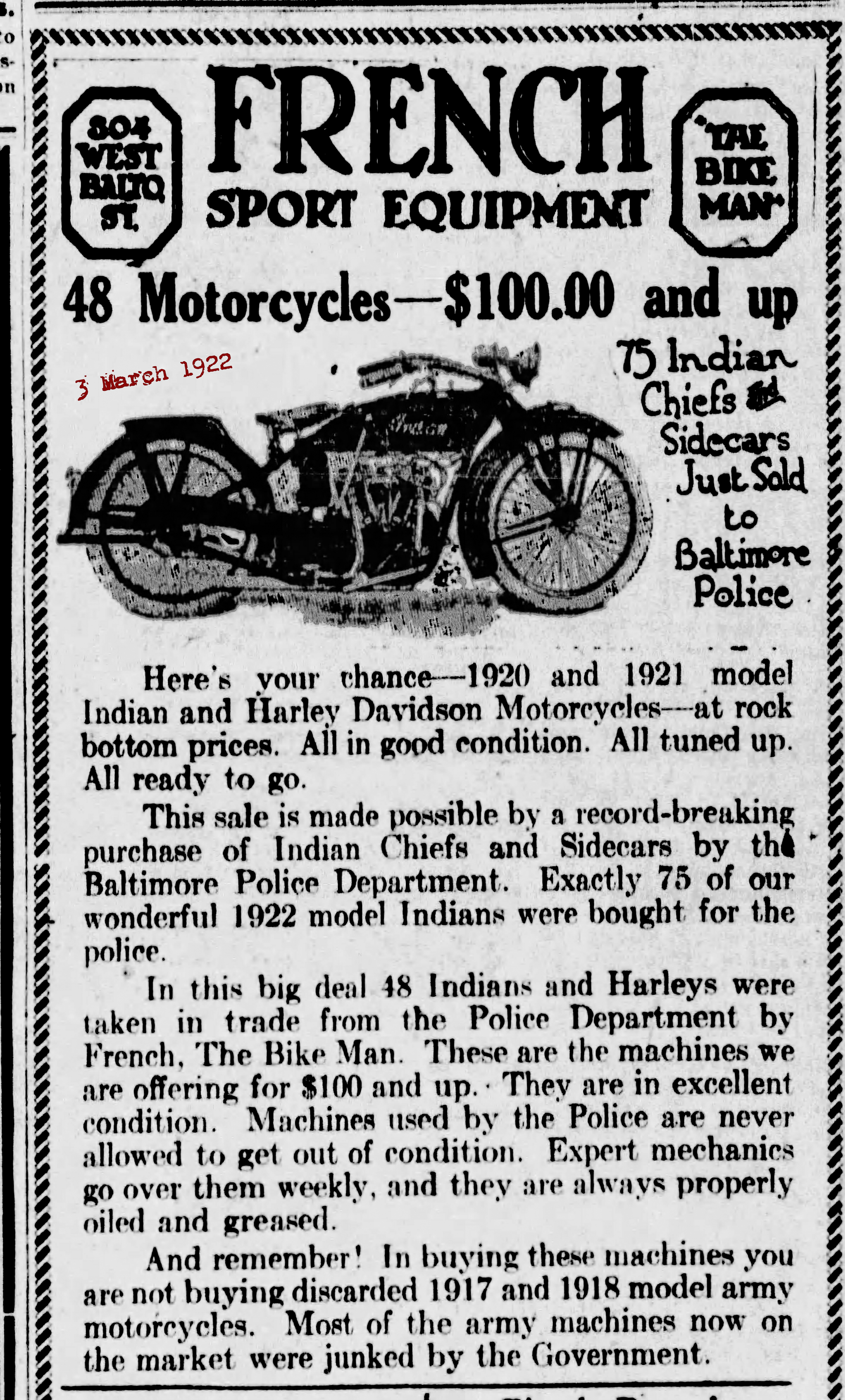 The Evening Sun Fri Mar 3 1922 1