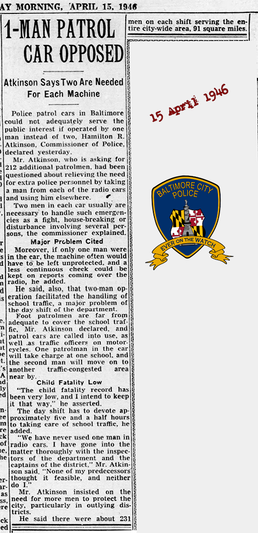 The Baltimore Sun Mon Apr 15 1946