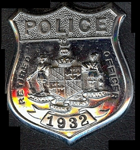 Off John Weber retired badge
